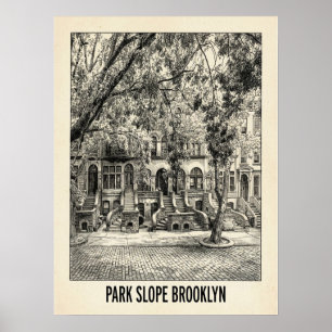 Poster Park Slope Brooklyn New York