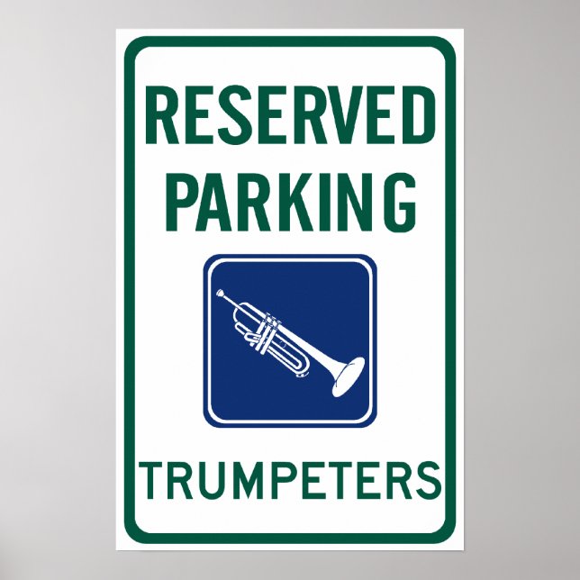 Poster Parking des trompettes (Devant)