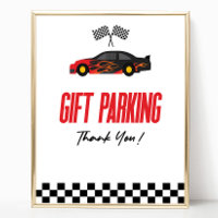 Parking Red Race Voiture Panneau de table
