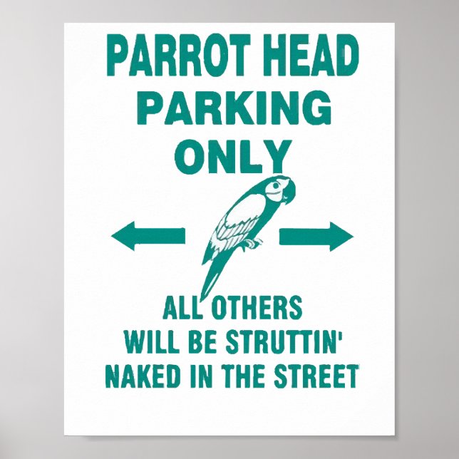 Poster Parking uniquement (Devant)