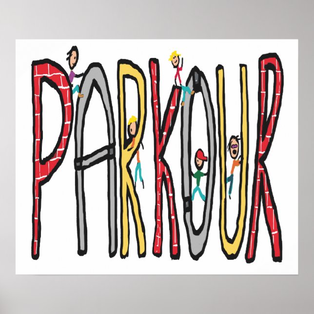 Poster Parkour (Devant)