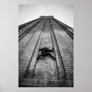 Poster Parkour Athlète escalade Tour San Marco