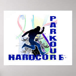Poster Parkour Hardcore de course libre