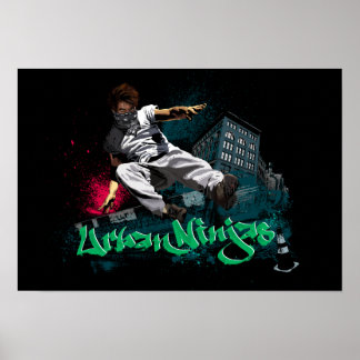 Poster Parkour - Ninjas urbains