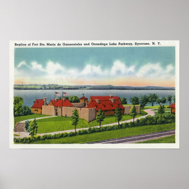 Poster Parkway du lac Onondaga (Devant)