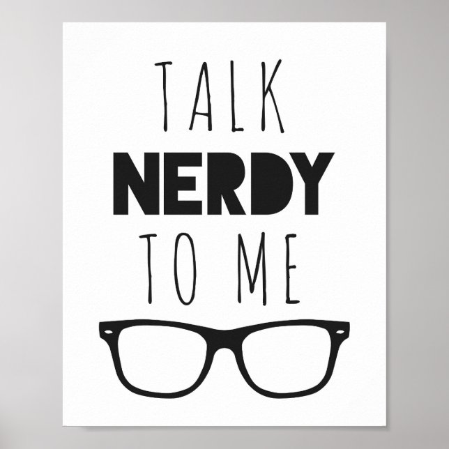 Poster Parle Nerdy à moi (Devant)