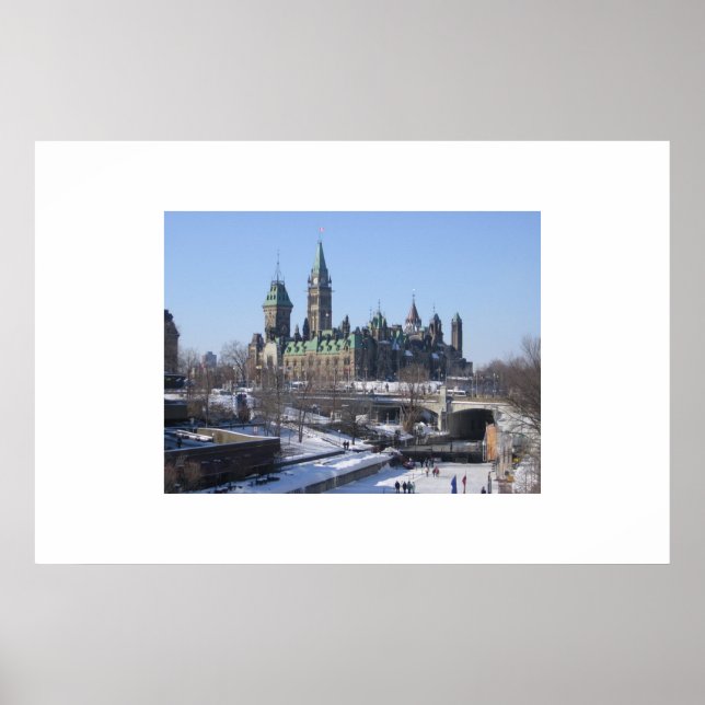 Poster Parlement d'Ottawa (Devant)