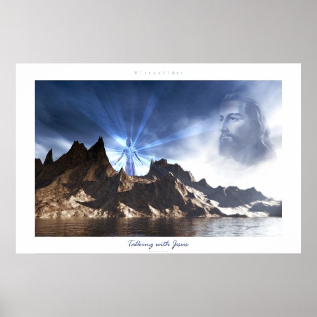 Poster Parler avec Jésus (Devant)