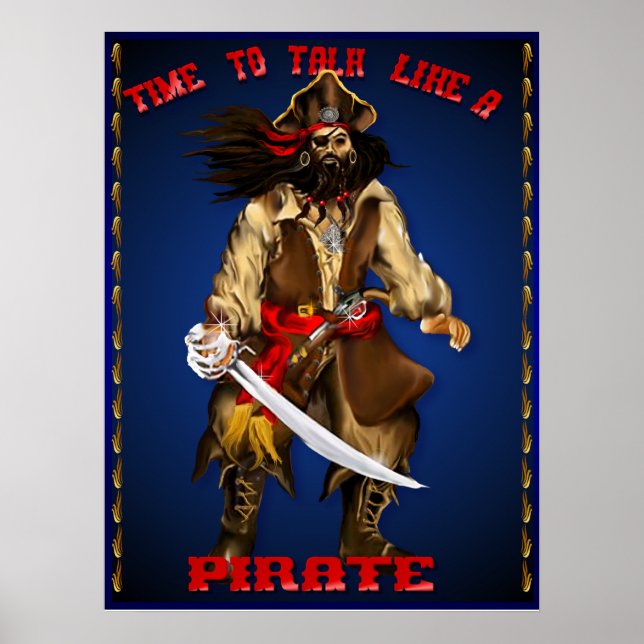 Poster Parlez Comme Un Pirate...Poster (Devant)