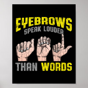 Poster Parlez Plus Haut Que Les Mots Sensibilisation Sour