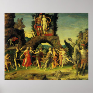 Poster Parnassus, Mars et Vénus par Andrea Mantegna
