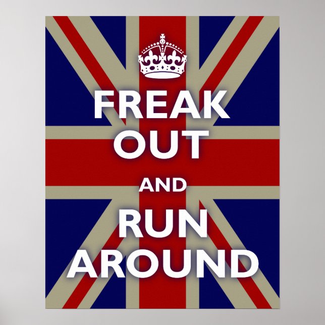 Poster Parodie du drapeau britannique (Devant)