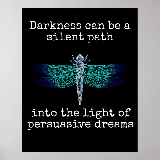 Poster Parole motivationnelle émotionnelle omniprésente (Devant)