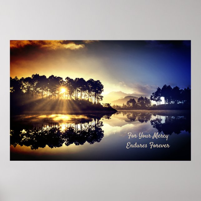 Poster Parole prophétique sur la miséricorde finit toujou (Devant)