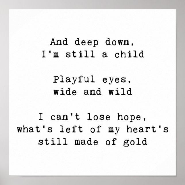 Poster Paroles arc-en-ciel (Devant)