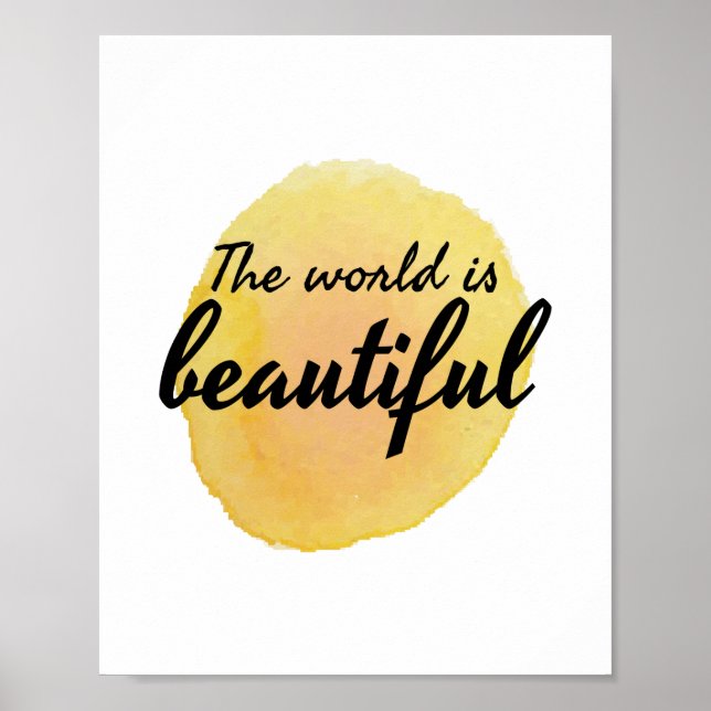 Poster paroles d'affirmation d'amour personnel (Devant)