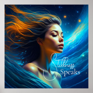 Poster Paroles de douceur   Méditation Art céleste