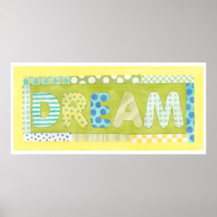 Poster Paroles Inspirantes par Megan Meagher Rêve
