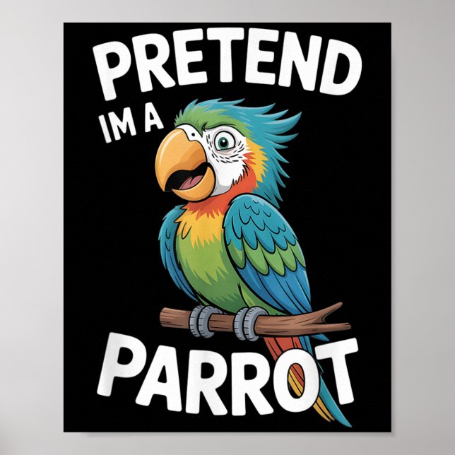 Poster Parrot Costume  (Devant)