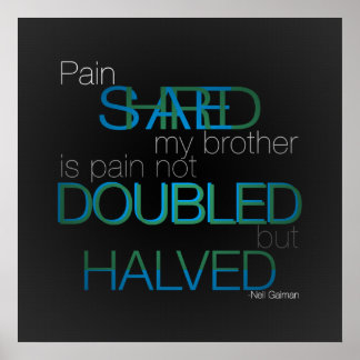 Poster partagé sur la douleur