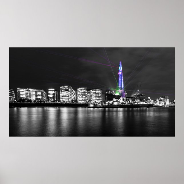 Poster Partager avec des lasers (Devant)