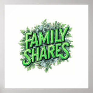 Poster Partages de famille