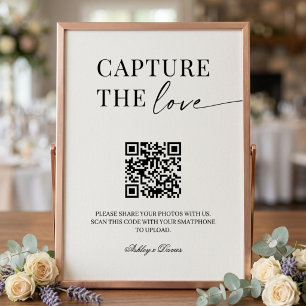 Poster Partagez des photos de mariage élégantes et simple