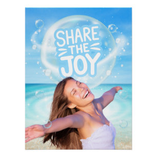 Poster Partagez l'affiche Joy Inspirational Beach
