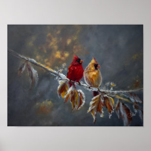 Poster "Partagez l'esprit" Cardinaux par Jason Street