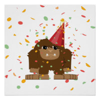 Parti Confetti Sasquatch Bigfoot