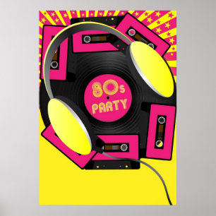 Poster Parti rétro