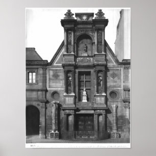 Poster Partie centrale de la façade principale �