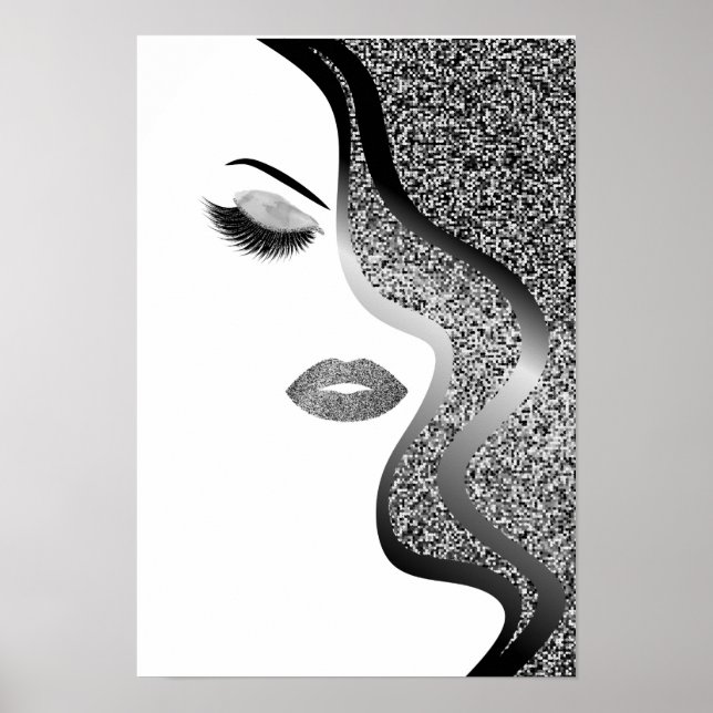 Poster Parties scintillant (Devant)