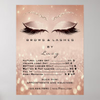 Parties scintillant Rose Gold Maquillage Eyes List