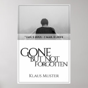 Poster Partis, mais pas oubliés - brillants