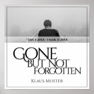 Poster Partis, mais pas oubliés - brillants