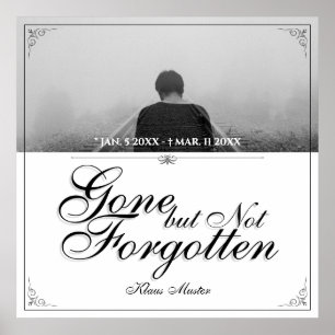 Poster Partis mais pas oubliés - Classique