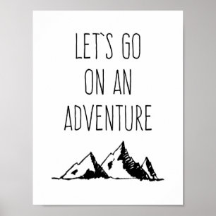 Poster Partons sur une aventure