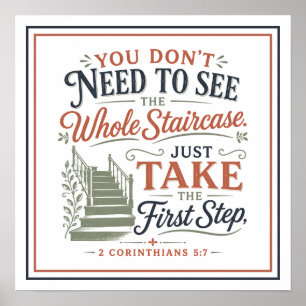 Poster Pas besoin de voir tout l'escalier, juste la premi