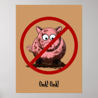 Pas d'affiche de cochons sales