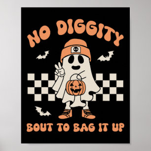 Poster Pas De Bout De Diggity Pour L'Enfoncer Ghost Hallo