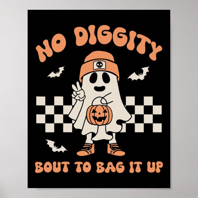 Poster Pas De Bout De Diggity Pour L'Enfoncer Ghost Hallo (Devant)