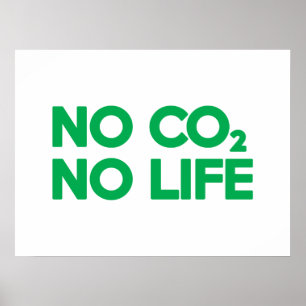 POSTER PAS DE CO2 PAS DE VIE
