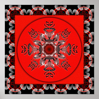 Poster Pas de crainte MandalaGram