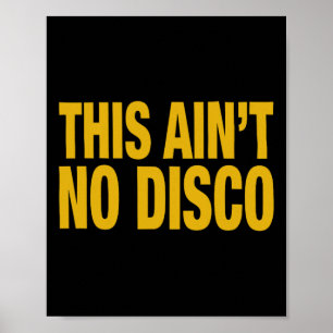 Poster Pas de discothèque