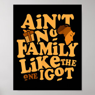 Poster Pas de famille comme celle qui a une réunion de fa