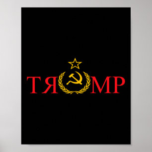 Poster Pas de fausses nouvelles Trump Russie 1