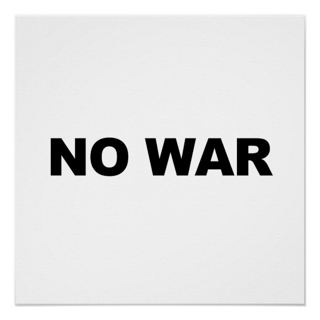 Poster Pas de guerre (Devant)