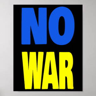 Poster Pas de guerre Ukraine