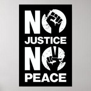 Poster Pas de justice, pas de paix